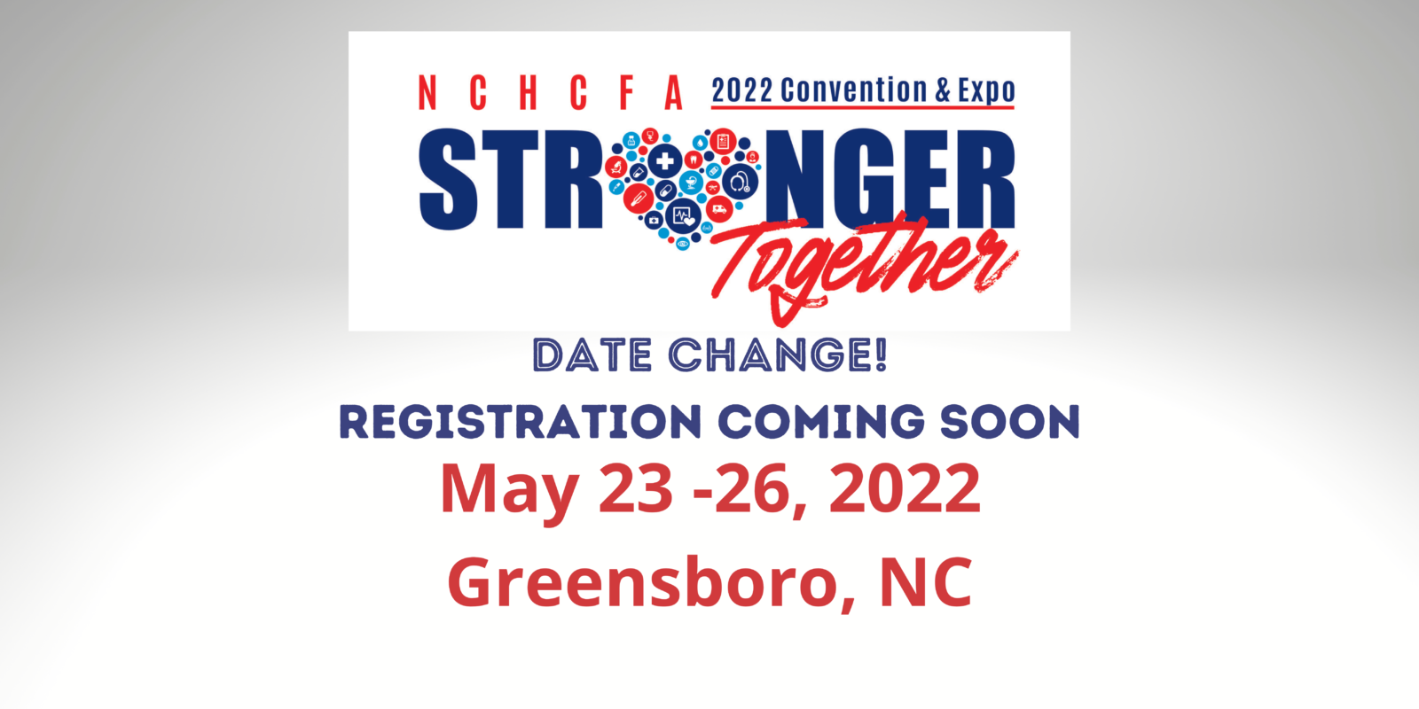 stronger together date changed logo
